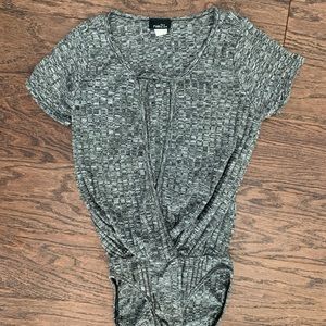 Rue 21 grey body suit